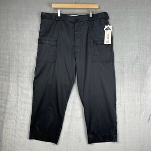 Sportif USA Cargo Pants Mens 44x26‎ Black Original Stretch Pockets Gorpcore NWT